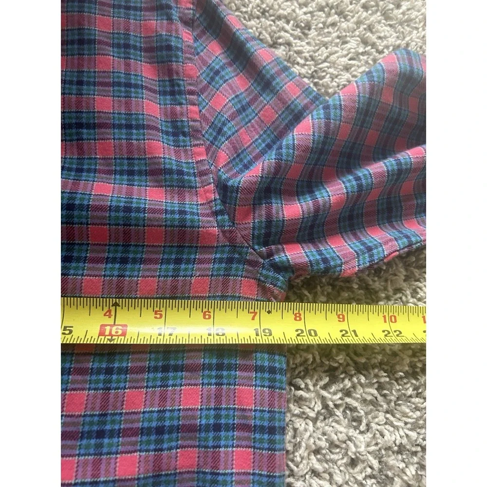 Vineyard Vines Boys XL Flannel Checkered Long Sleeve Button Down